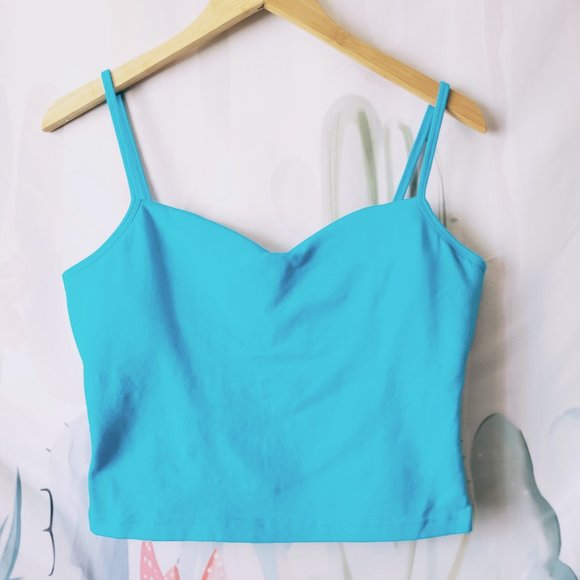 Turquoise Blue Tank Top Size L - Picture 3 of 8
